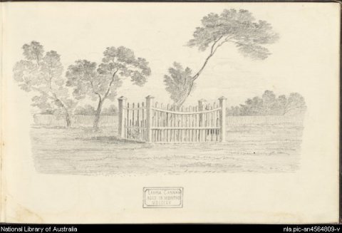 Grave of Louisa Cannan, Melbourne, 1856